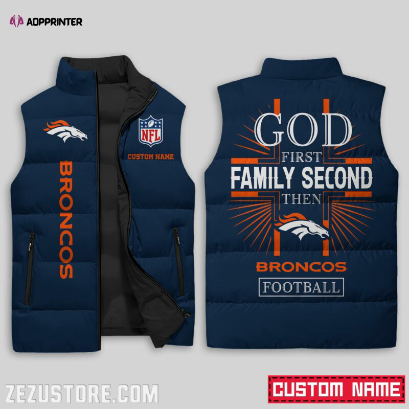 denver broncos nfl sleeveless puffer jacket custom for fans gifts 36