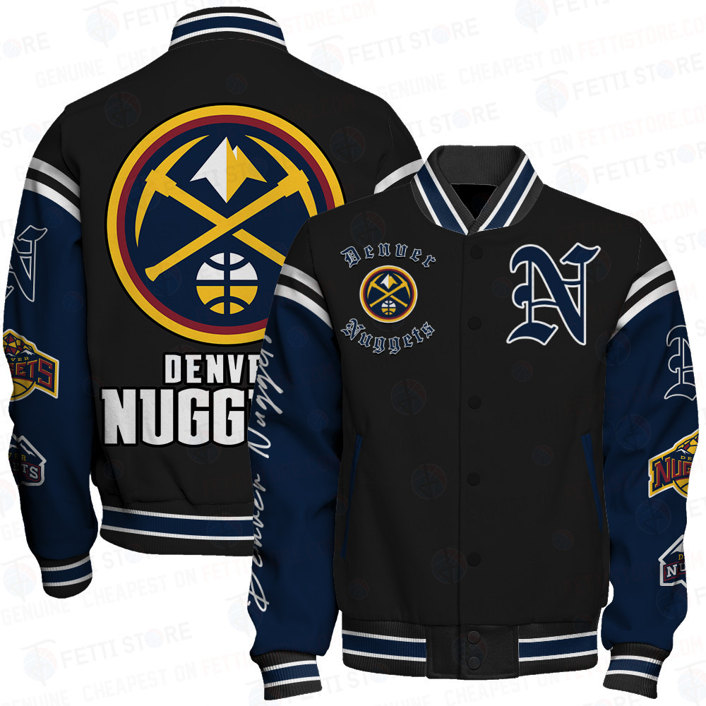 denver nuggets nba baseball varsity jacket baseball jacket all over print sfat v12 dsaao