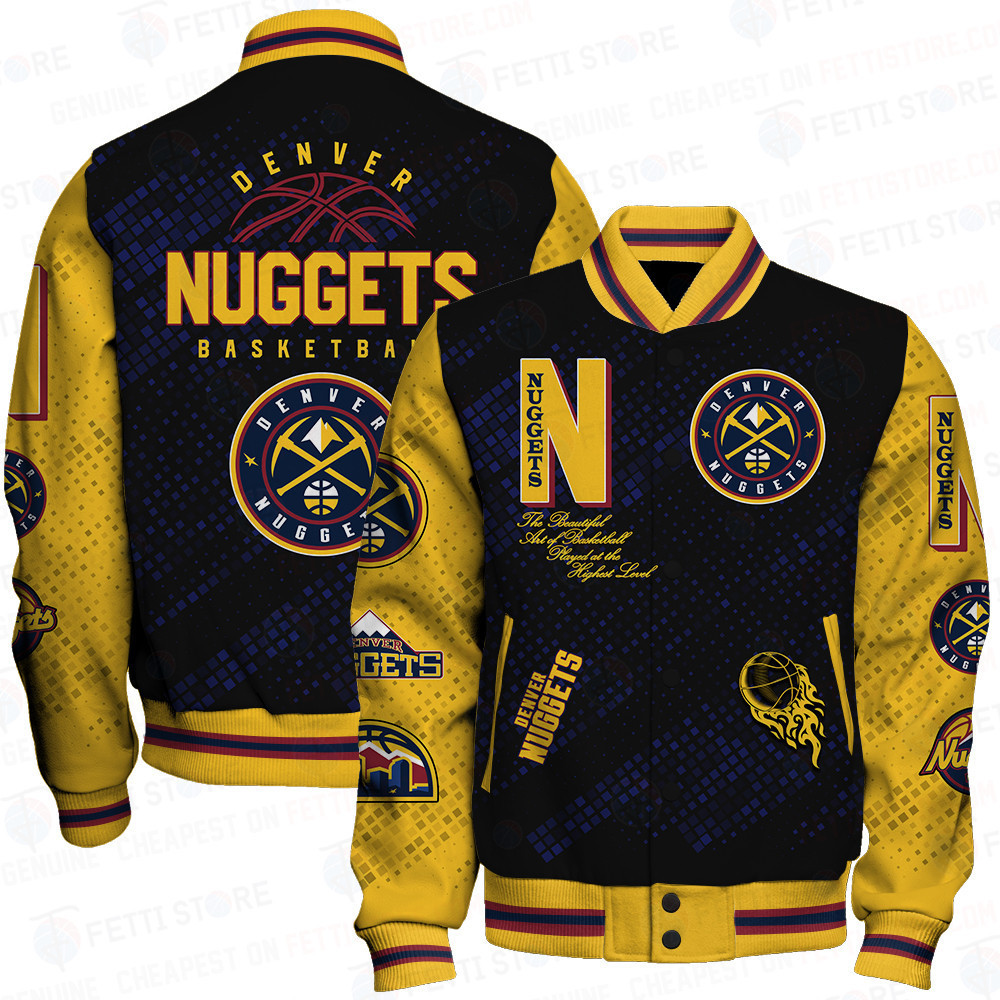 denver nuggets nba baseball varsity jacket baseball jacket all over print sh1 v4 8f32o