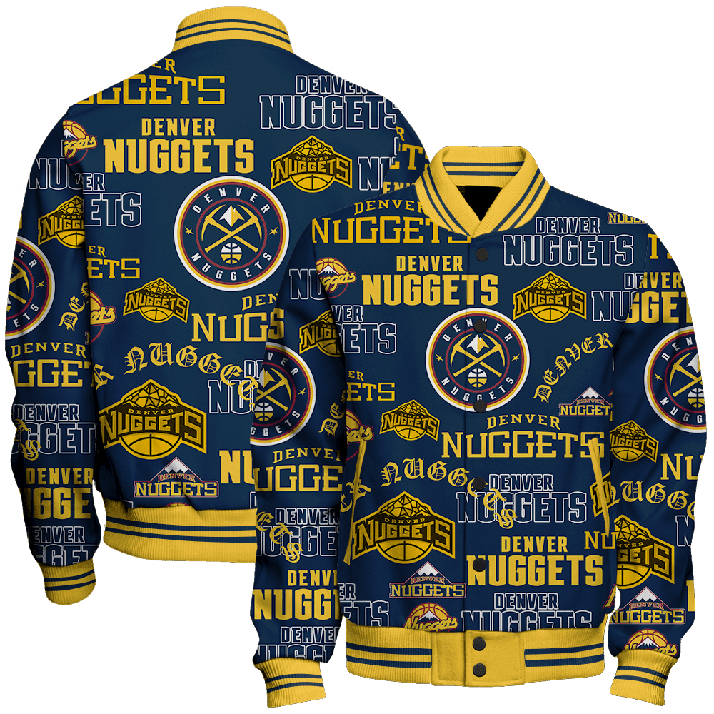 denver nuggets nba baseball varsity jacket baseball jacket all over print sh1 v6 lwwkx