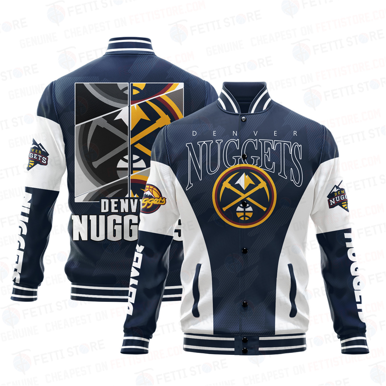 denver nuggets nba baseball varsity jacket baseball jacket all over print sh1 v7 jnosw