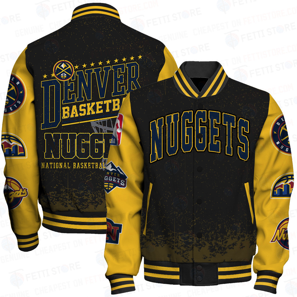 denver nuggets new design 2024 baseball varsity jacket baseball jacket all over print sfat v15 udmdv