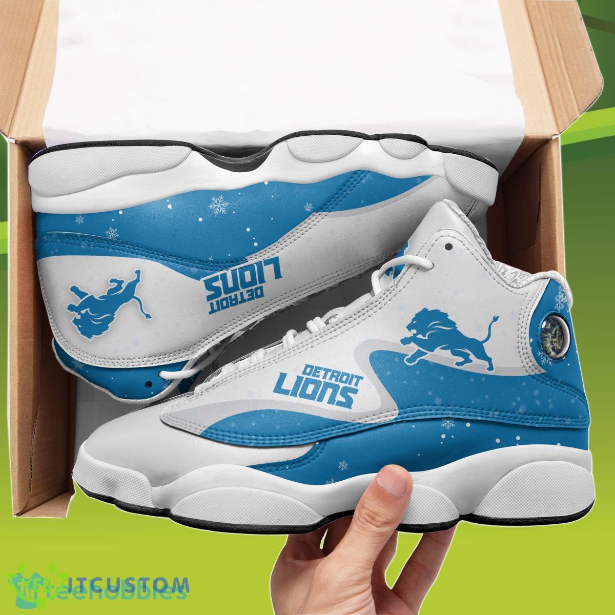 detroit lions ajd13 sneakers best gift for men and women fans