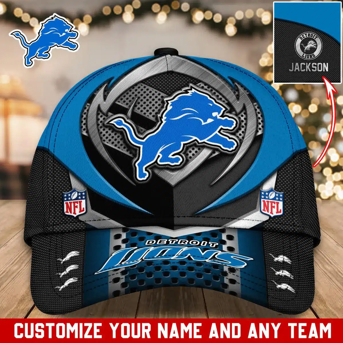 detroit lions classic cap gift for fans wty241344 1l2fs