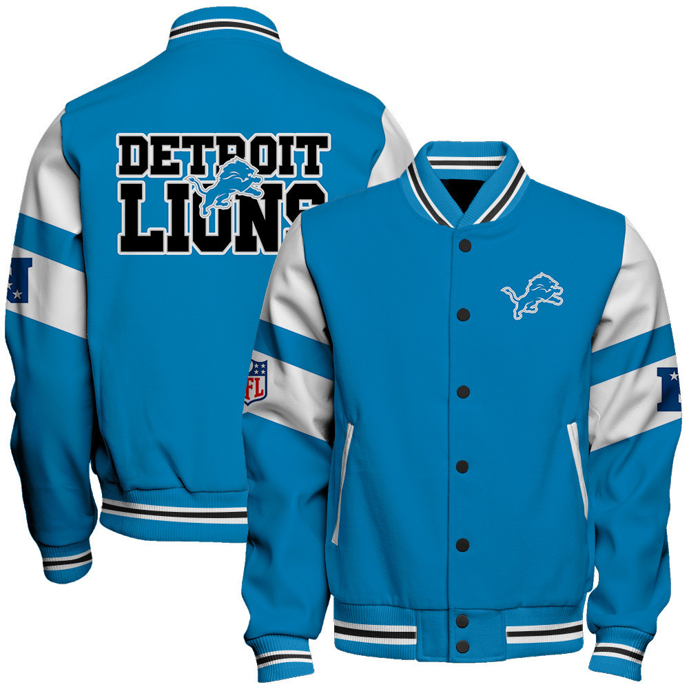 detroit lions nfl 2024 national football conference unisex baseball varsity jacket baseball jacket all over print v11 dczih