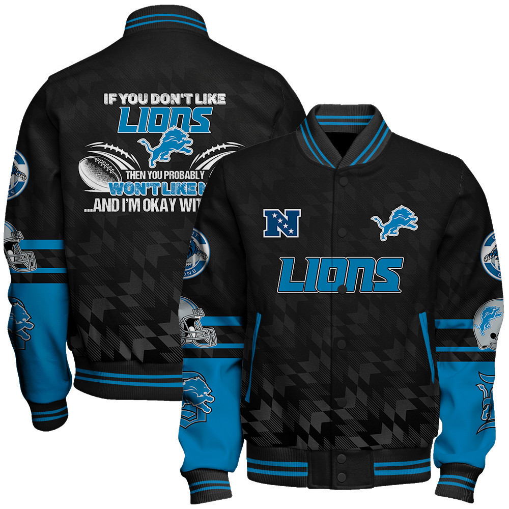 detroit lions nfl 2024 national football conference unisex baseball varsity jacket baseball jacket all over print v12 stpvq