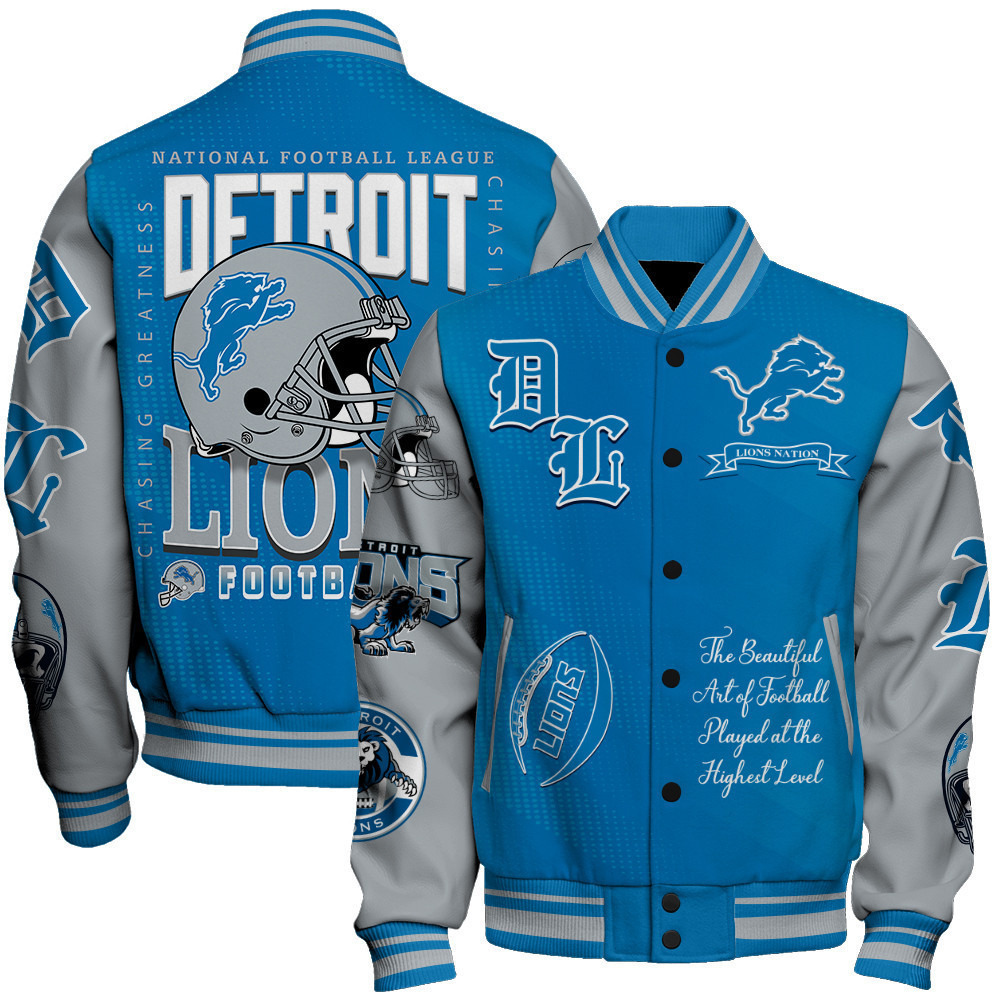 detroit lions nfl 2024 national football conference unisex baseball varsity jacket baseball jacket all over print v3 gbuij