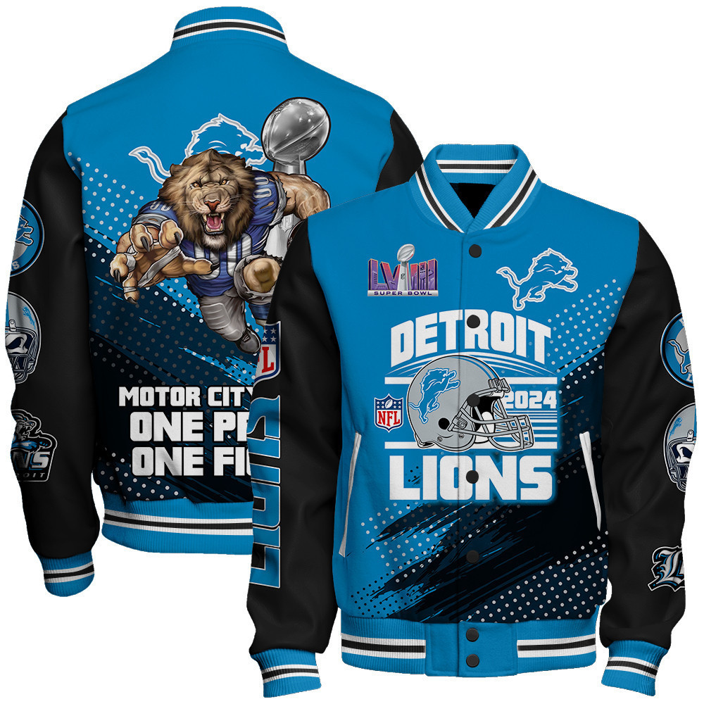 detroit lions nfl baseball varsity jacket baseball jacket all over print stm v3 glrqn