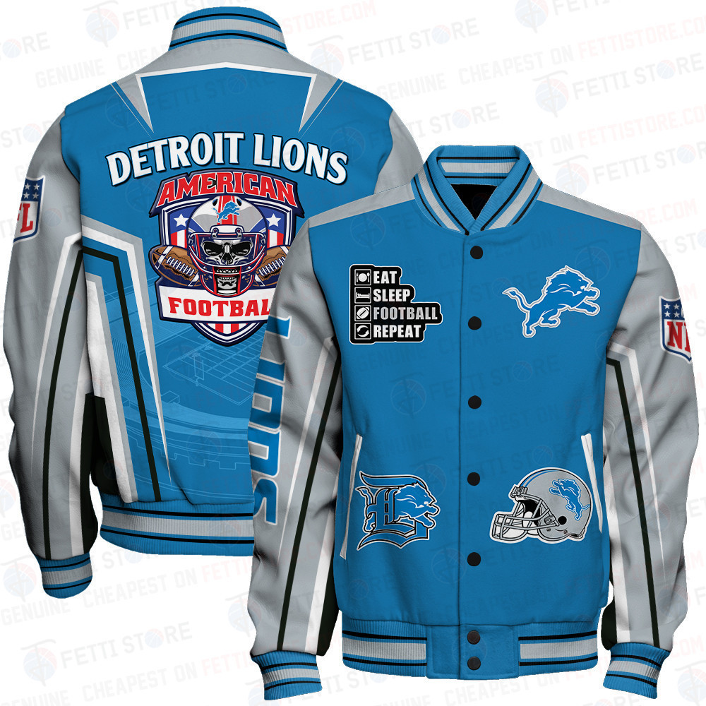 detroit lions nfl baseball varsity jacket baseball jacket all over print stm v4 0zv2s