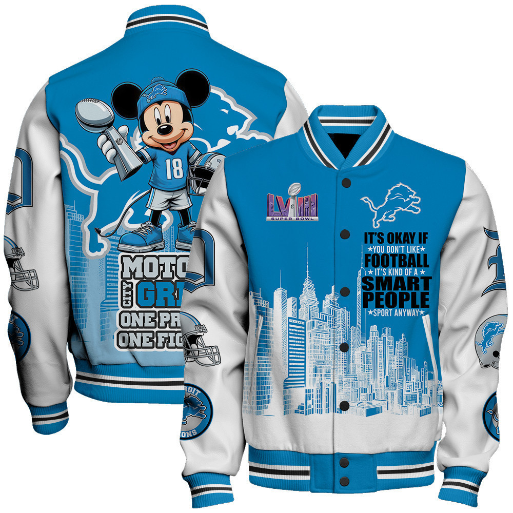 detroit lions nfl baseball varsity jacket baseball jacket all over print stm v5 wsdib