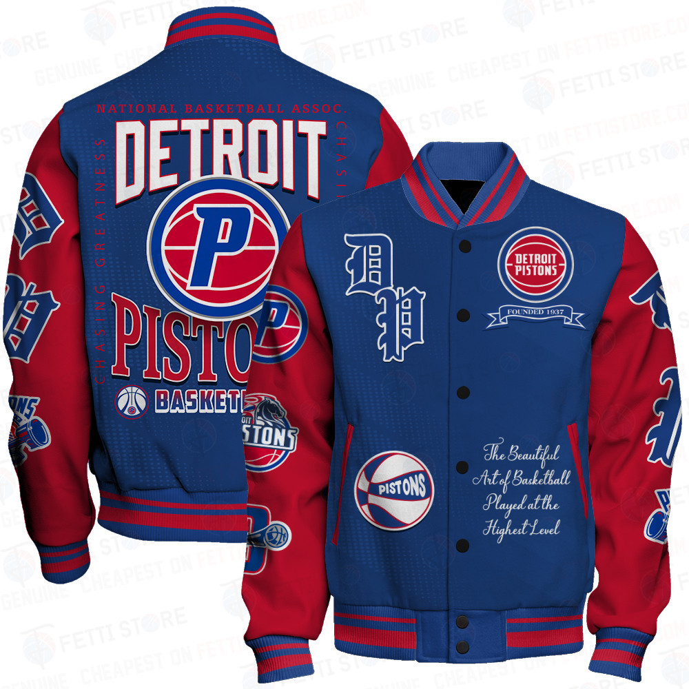 detroit pistons nba print baseball varsity jacket baseball jacket all over print sfat v25 lttsx