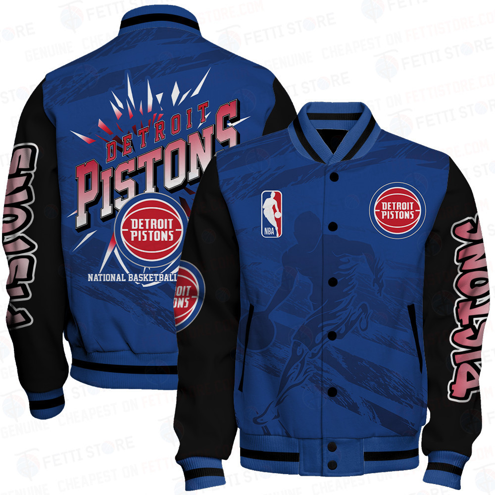 detroit pistons nba print baseball varsity jacket baseball jacket all over print sfat v27 8bdlt