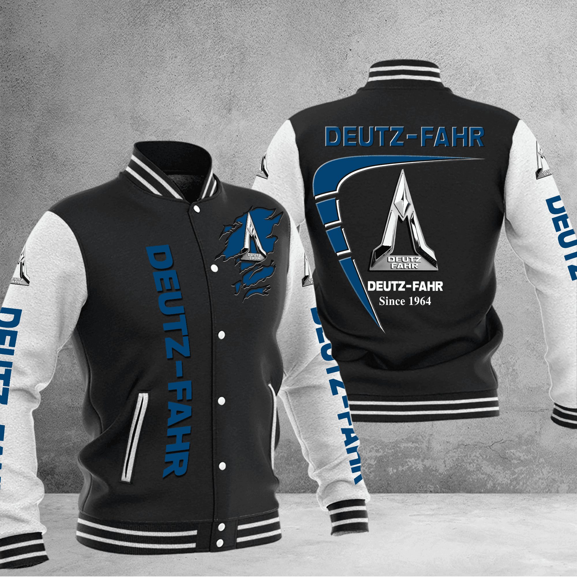 deutz fahr baseball varsity jacket baseball jacket all over print pkuto