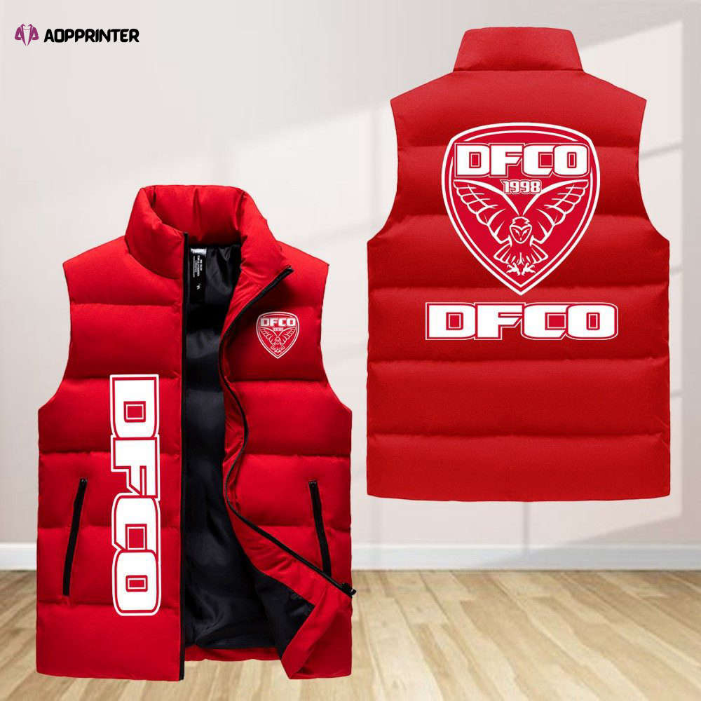 dijon fco sleeveless puffer jacket custom for fans spj0340