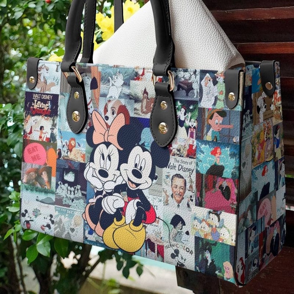 dismey mickey minnie memories leather handbag 9rk3p