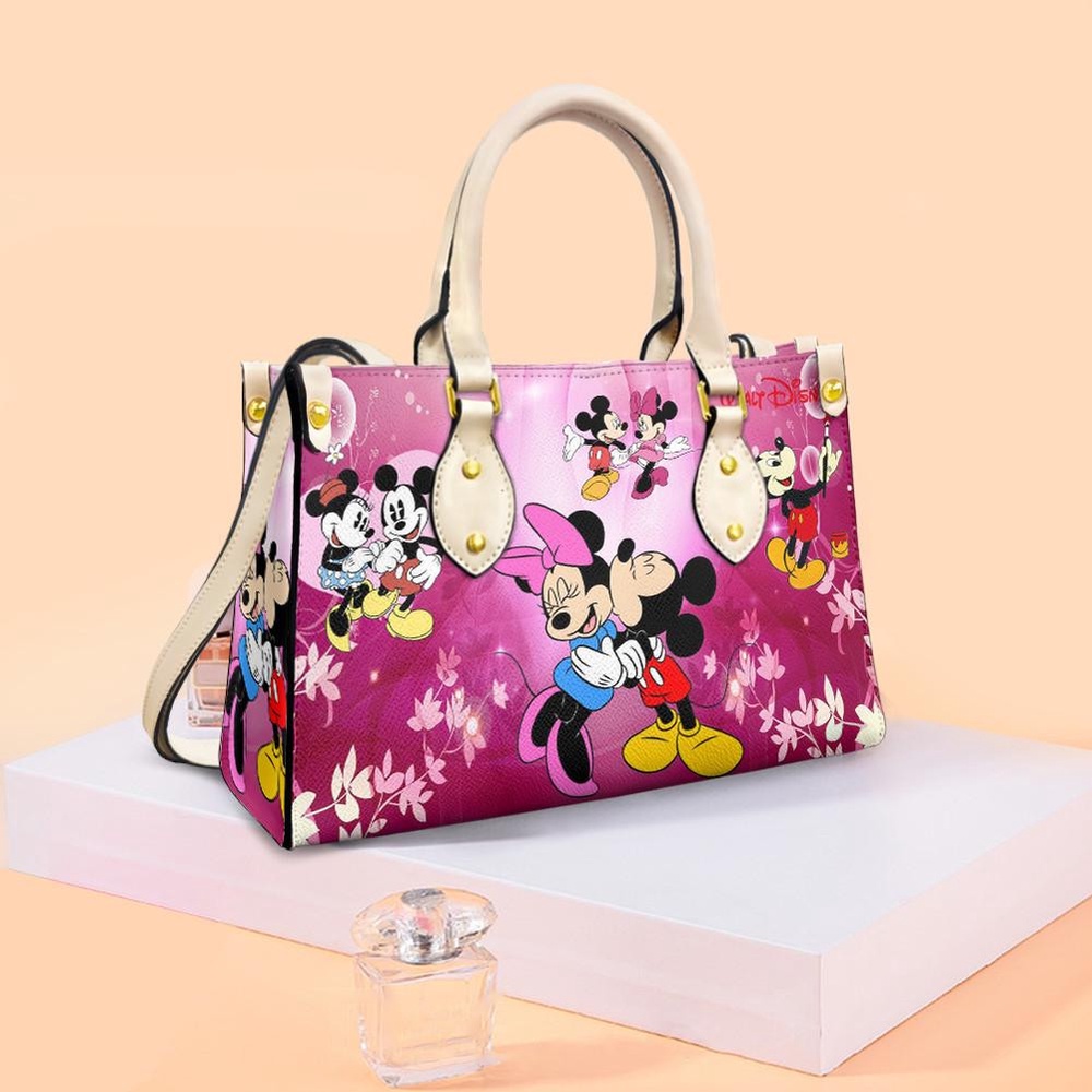 disney happy valentines day gift mickey and minnie love fashion lady handbag zq9p6