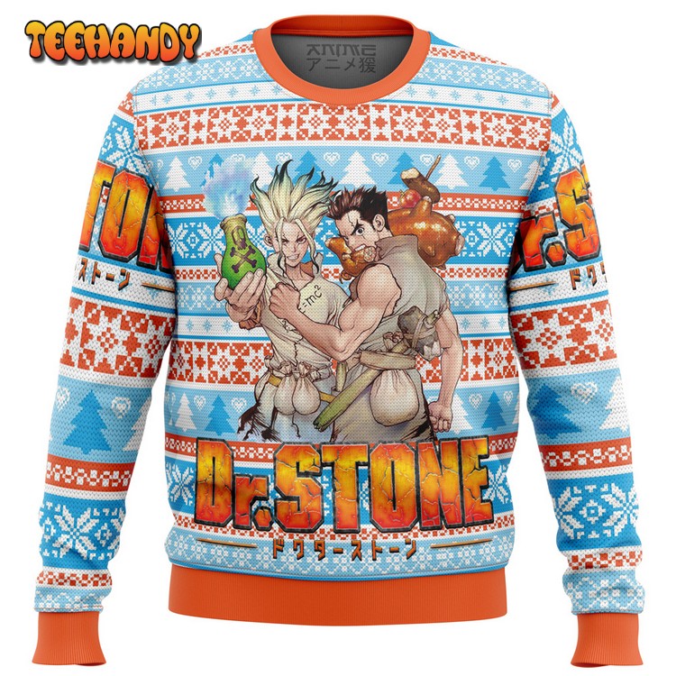 dr stone alt ugly christmas sweater csuyo