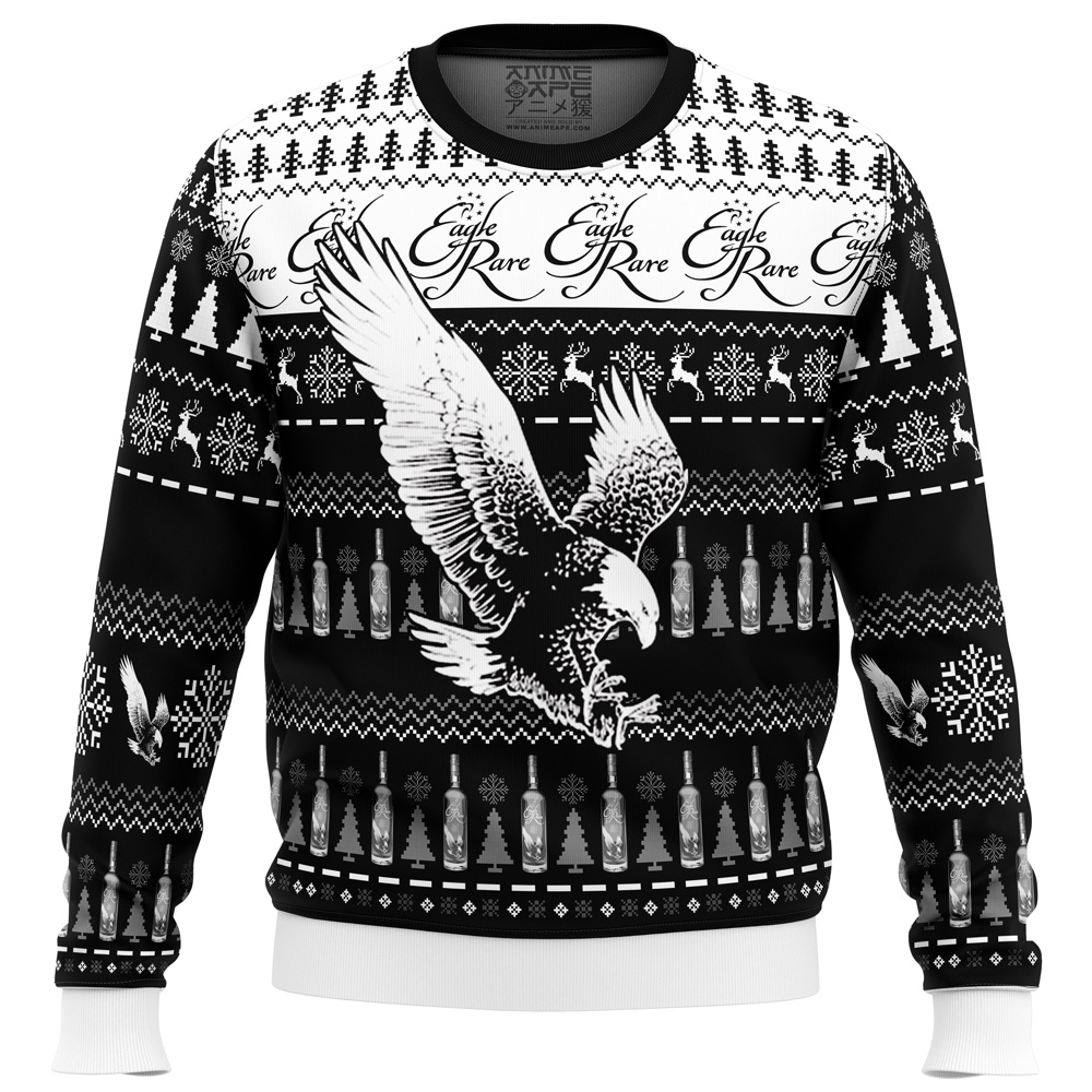 eagle Ugly Christmas Sweater front mockup