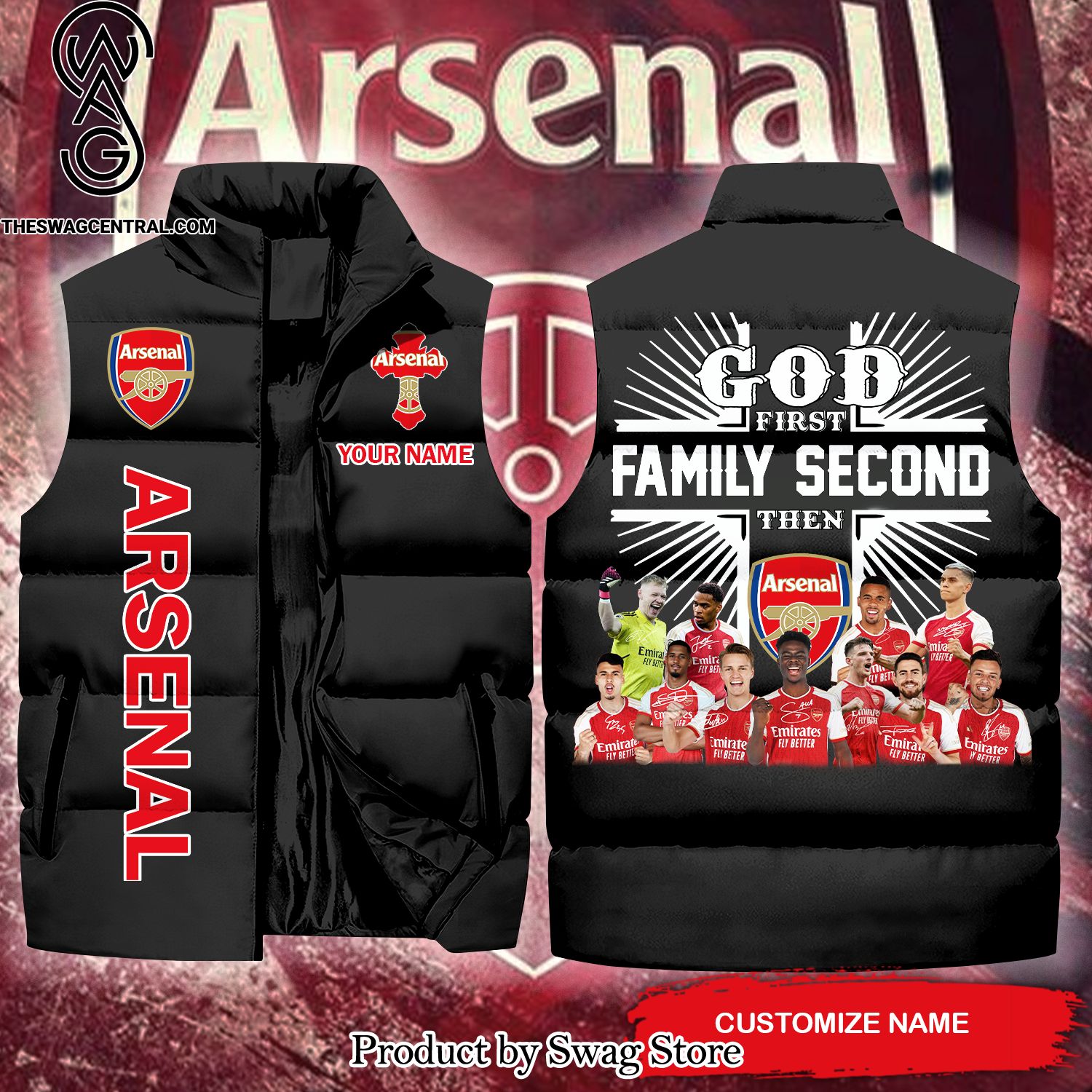 english premier league arsenal god classic sleeveless jacket 1 EkquY