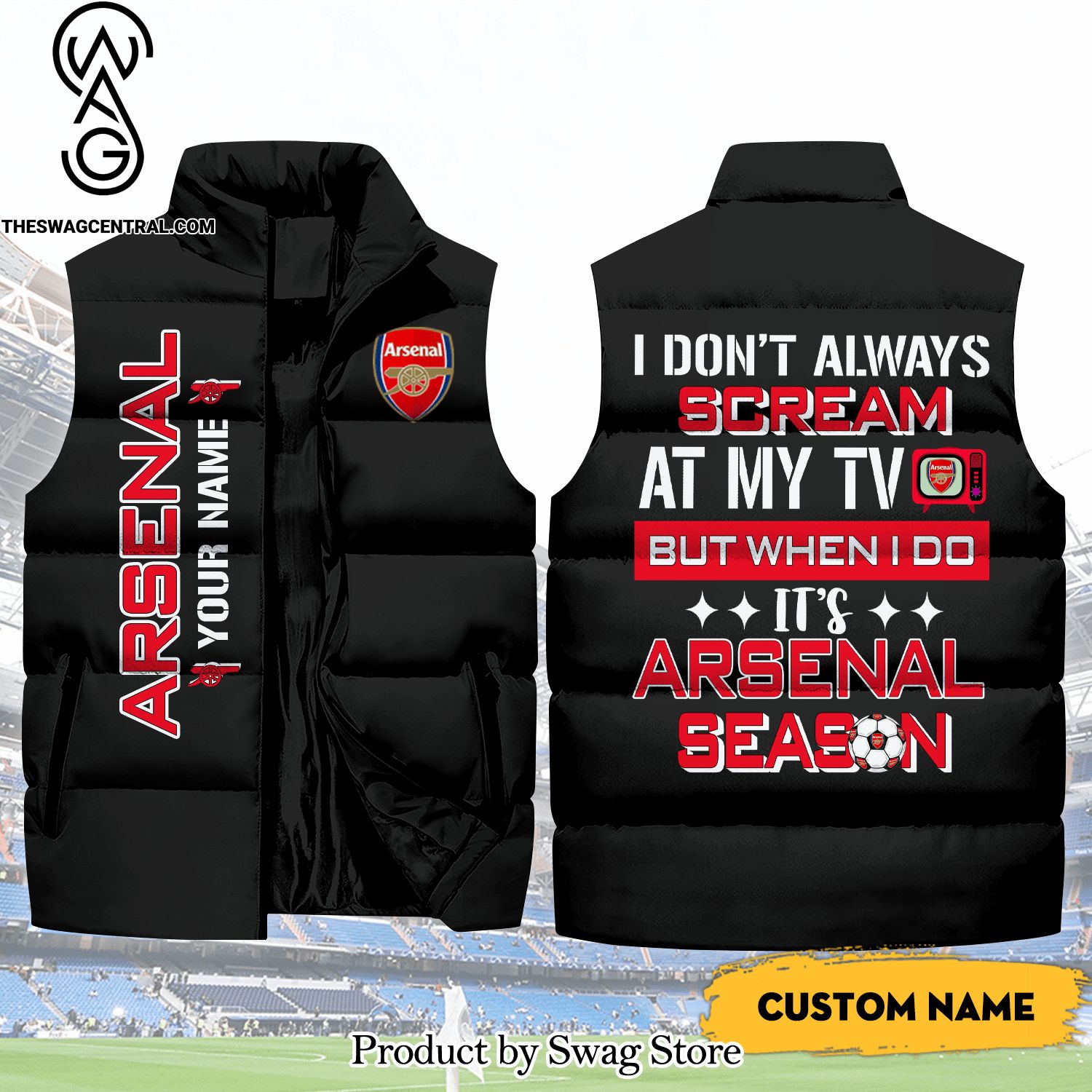 english premier league arsenal season classic sleeveless jacket 1 gsaaw