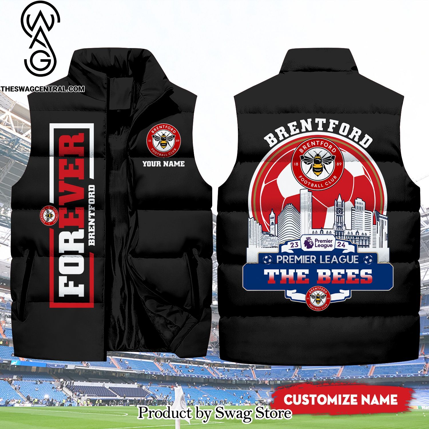 english premier league brentford premier league 2023 classic sleeveless jacket 1 5wkmV