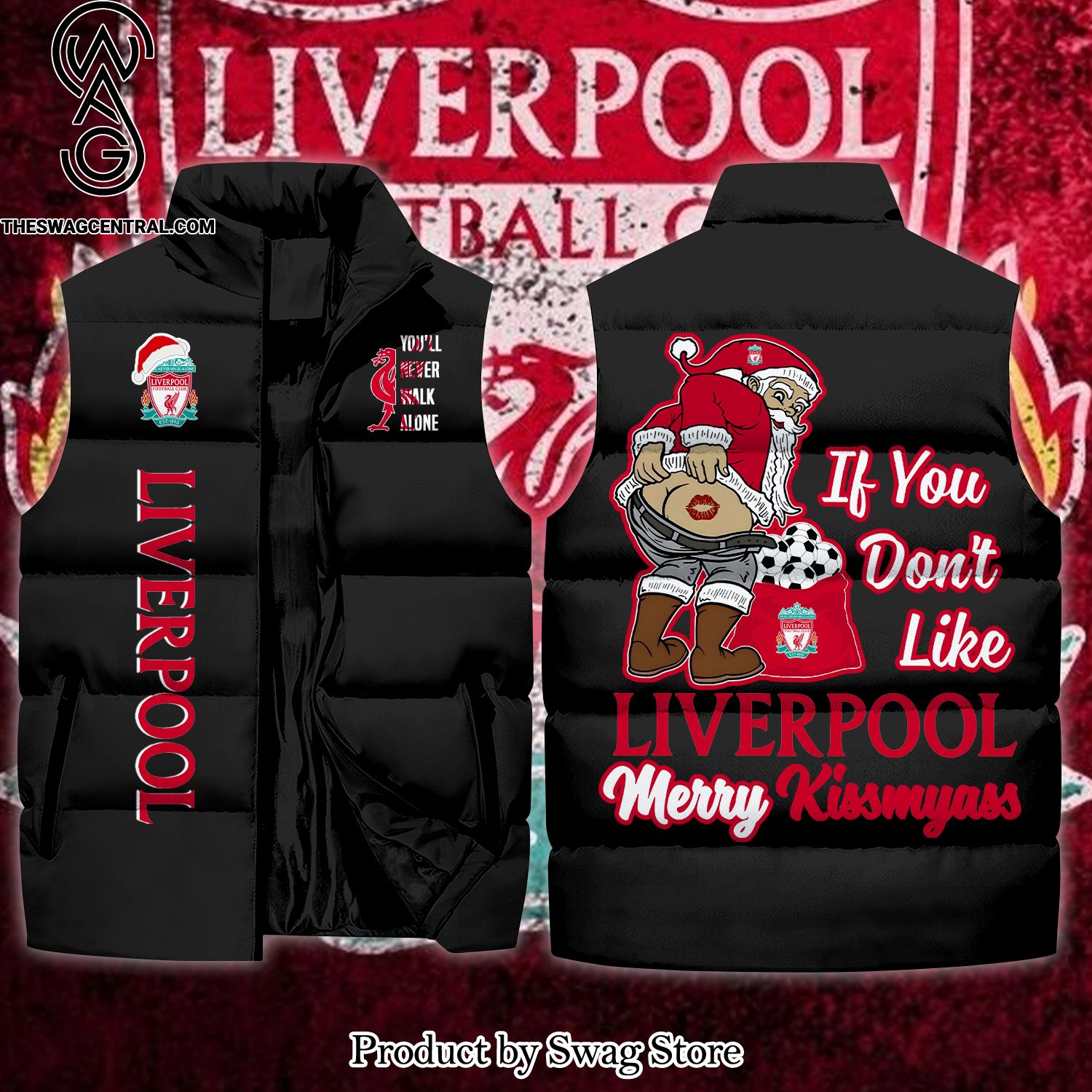 english premier league liverpool christmas unisex sleeveless jacket 1 w0eDO