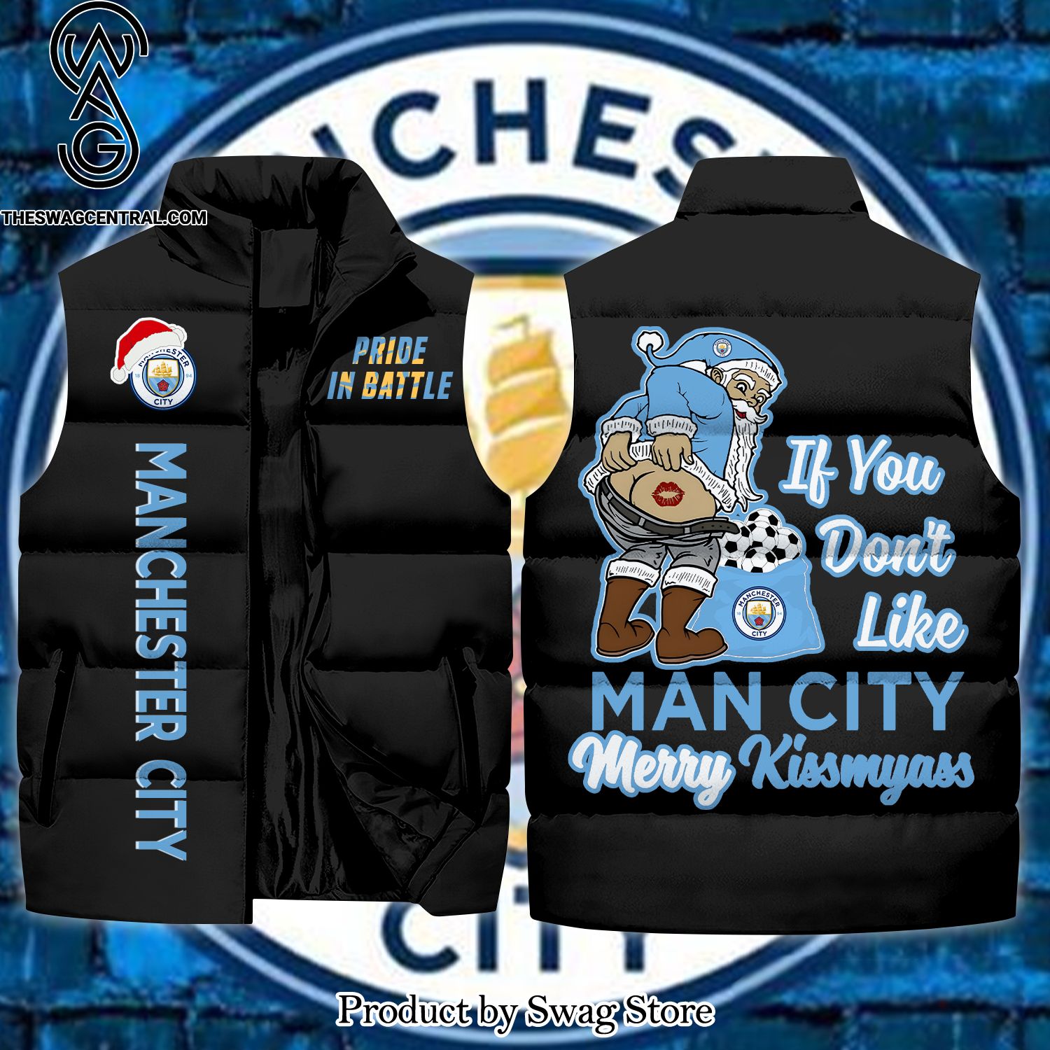 english premier league manchester city christmas classic sleeveless jacket 1 IgPZg