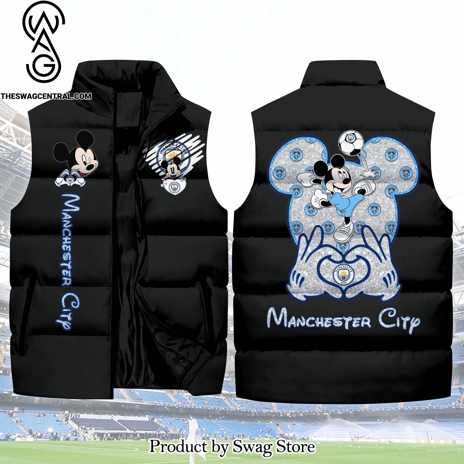 english premier league mickey love manchester city cotton sleeveless vest classic sleeveless jacket 1 SCC1x