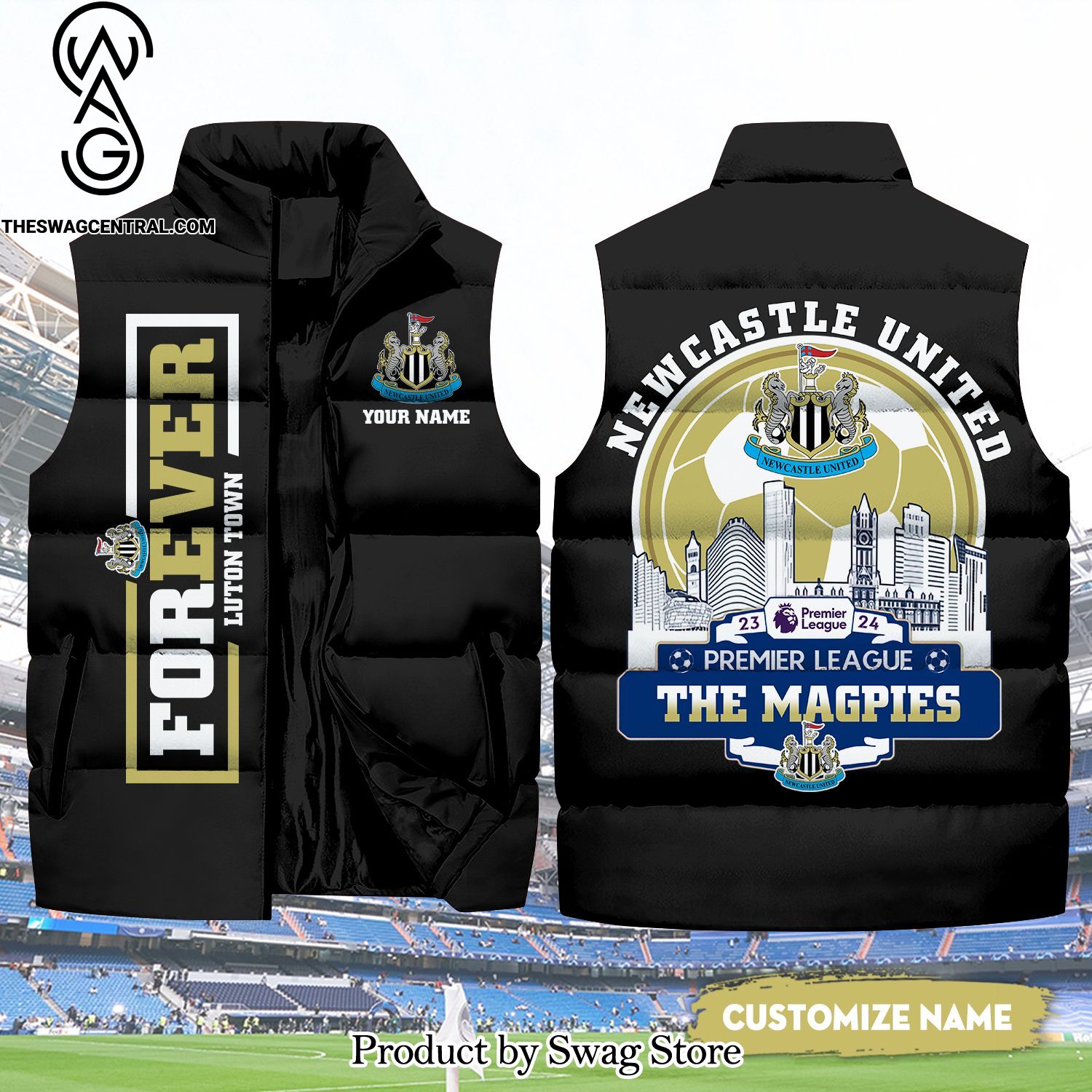 english premier league newcastle united premier league 2023 unisex sleeveless jacket 1 QBwmR