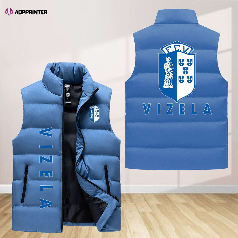 f c vizela sleeveless puffer jacket custom for fans spj0291