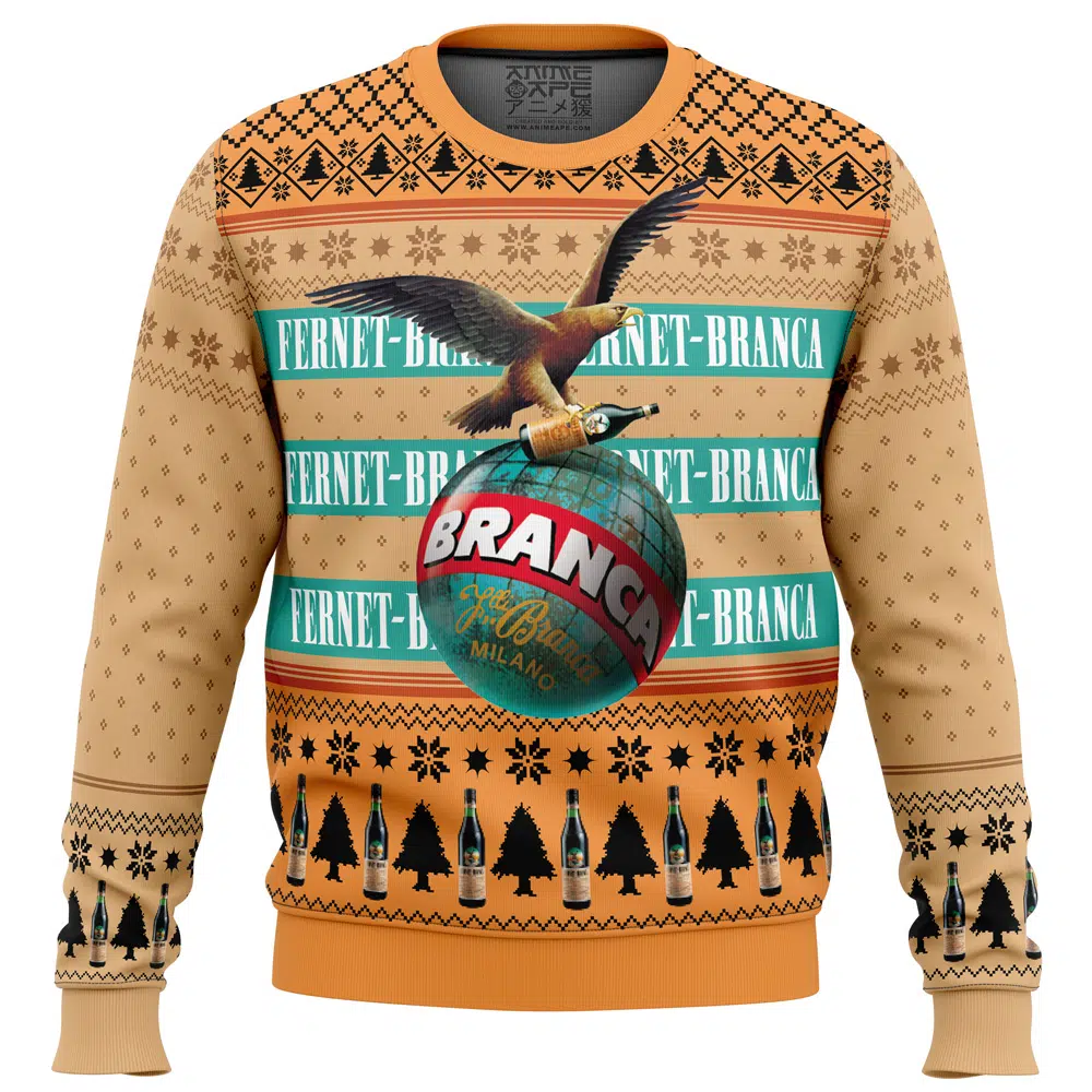 fernet Ugly Christmas Sweater front mockup