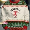 fireball christmas sweatshirt fireball whisky sweatshirt whiskey lovers sweatshirt 4696