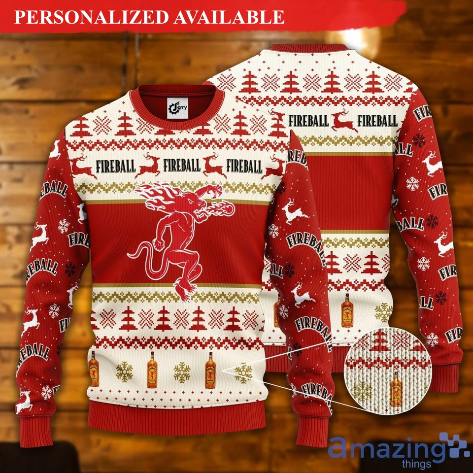 firreball whiskey ugly christmas sweater christmas ugly sweater 6280