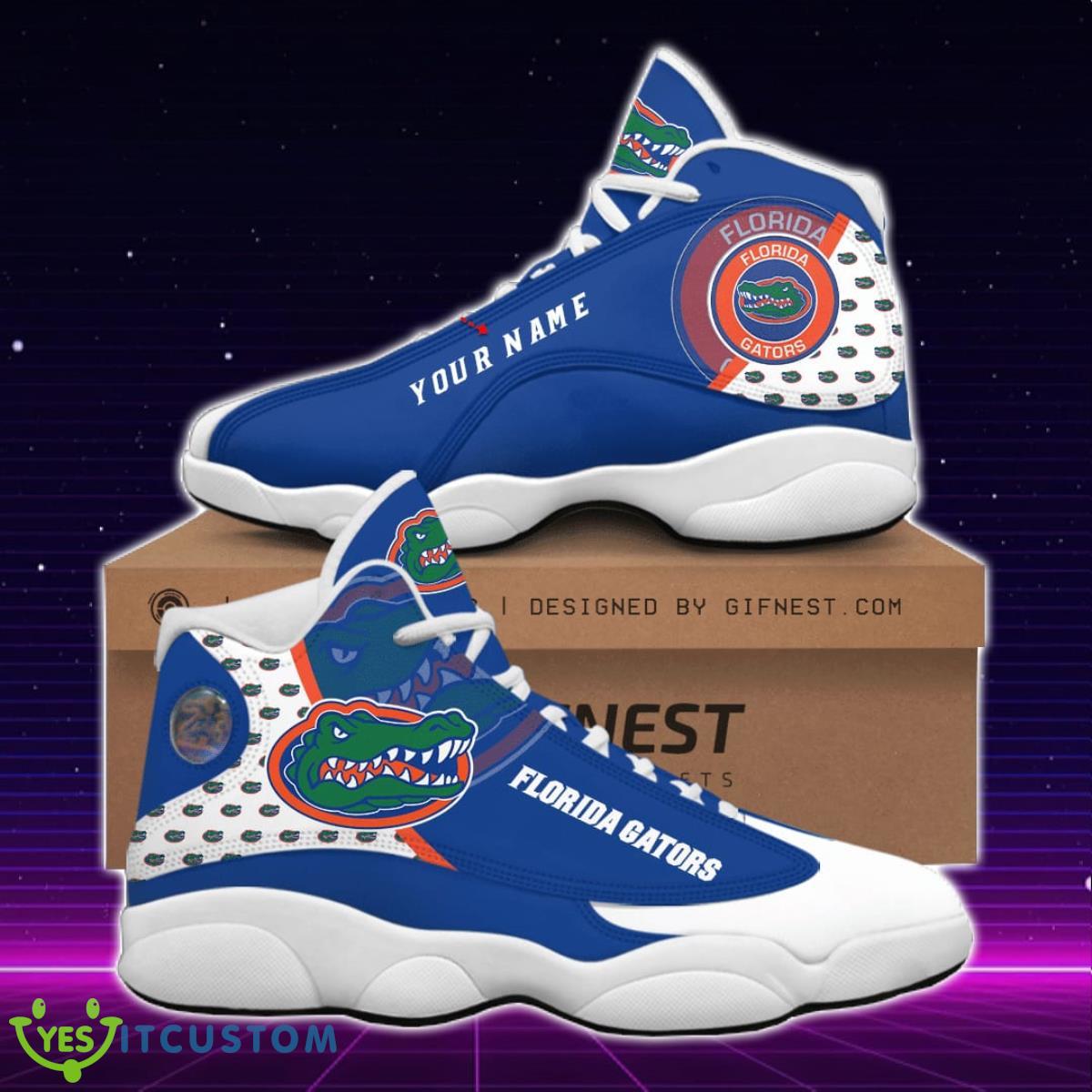 florida gators jordan 13 sneakers custom name impressive gift for men and women