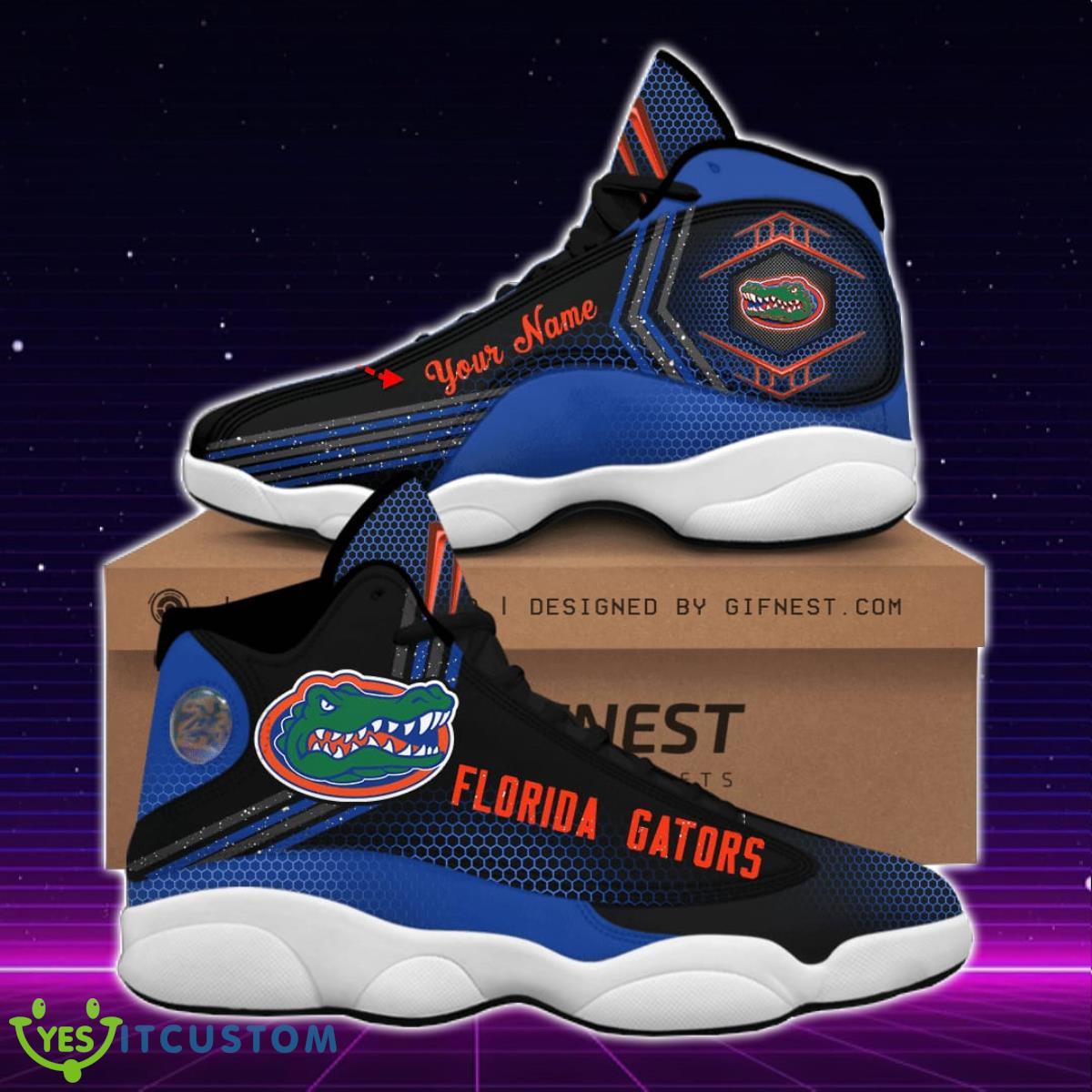 florida gators jordan 13 sneakers custom name unique gift for men and women