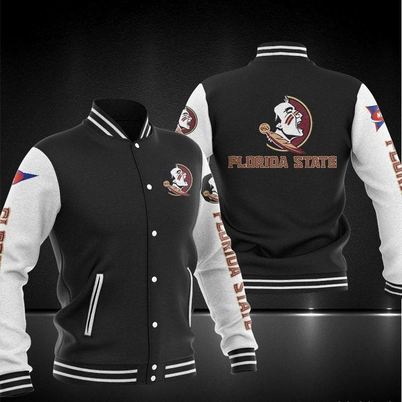 florida state seminoles ncaa baseball varsity jacket baseball jacket all over print dbb2b