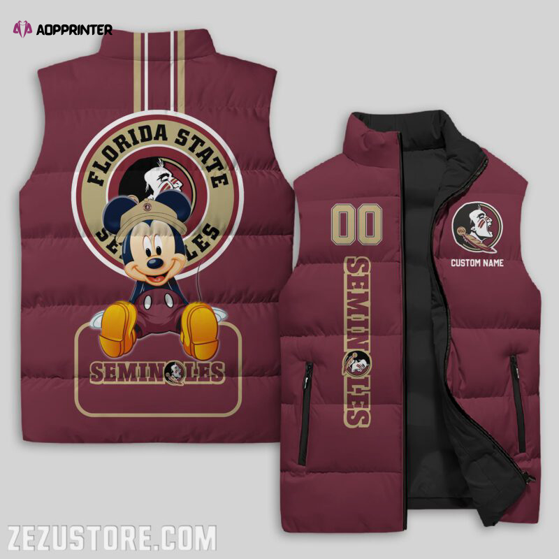 florida state seminoles ncaa sleeveless puffer jacket custom for fans gifts 9