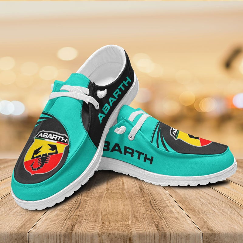 footwearelite abarth custom name hey dude shoes i13on