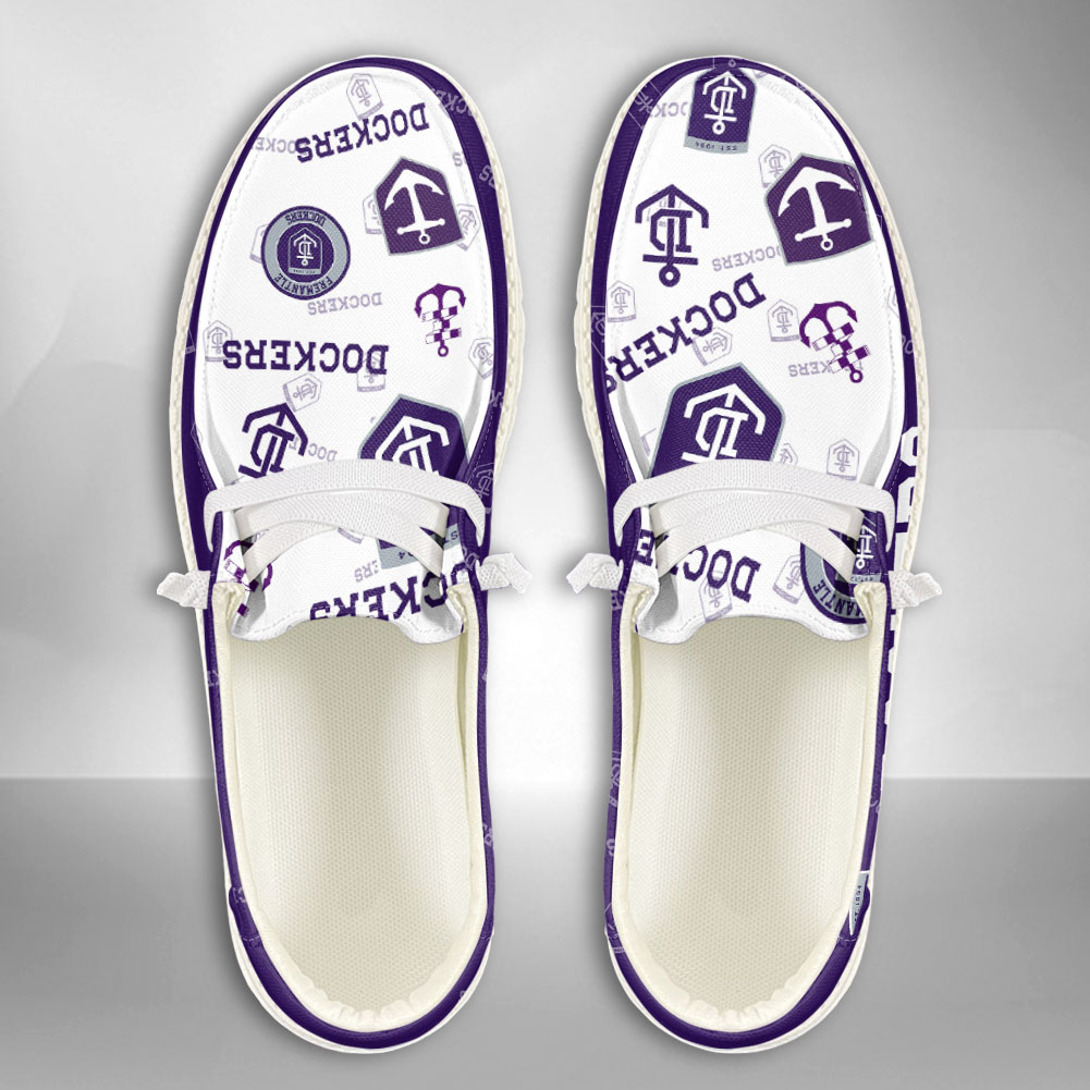 footwearelite afl fremantle dockers custom name hey dude shoes ystux