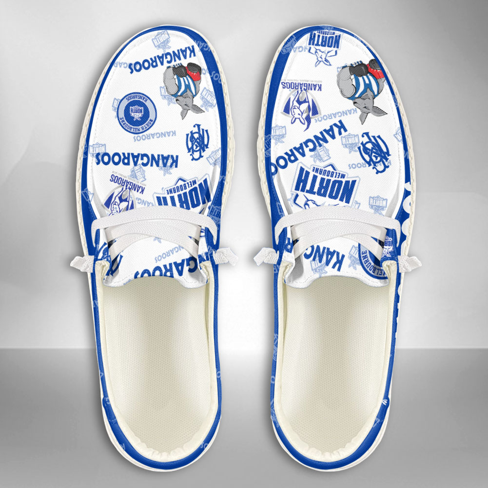 footwearelite afl north melbourne kangaroos custom name hey dude shoes dwhp6