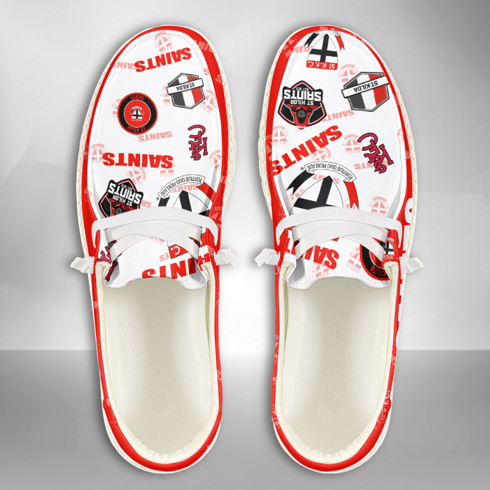 footwearelite afl st kilda saints custom name hey dude shoes xgxgh