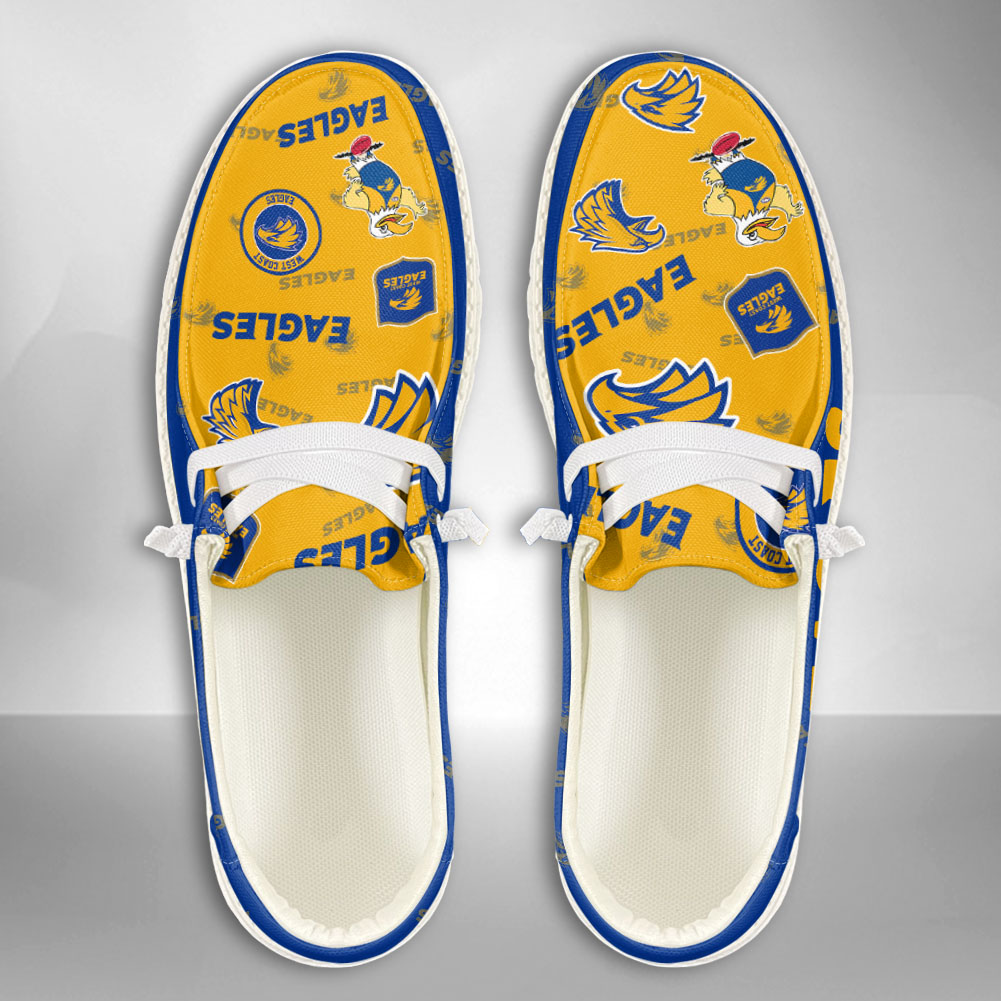 footwearelite afl west coast eagles custom name hey dude shoes cog1g