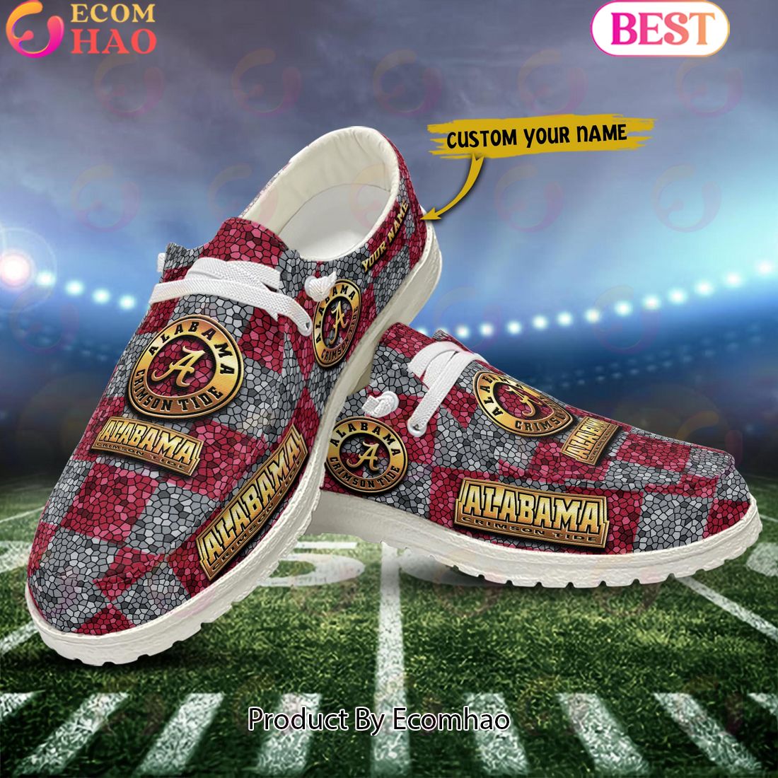 footwearelite alabama crimson tide custom name hey dude shoes cetvq