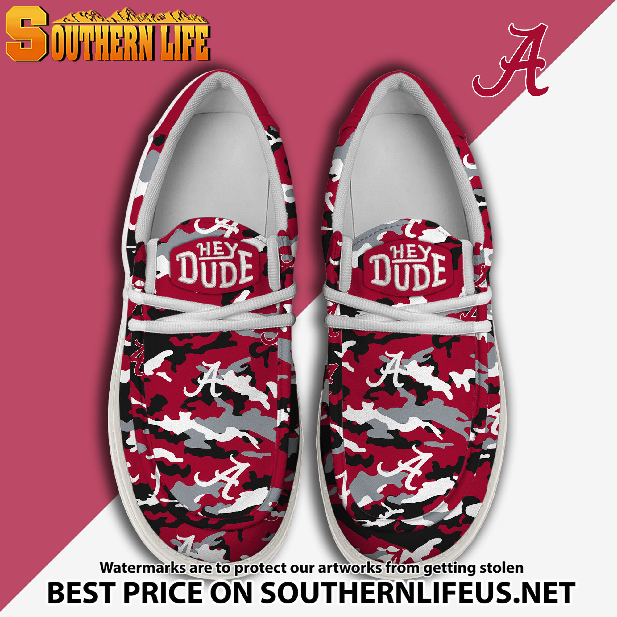 footwearelite alabama crimson tide custom name hey dude shoes hpviv