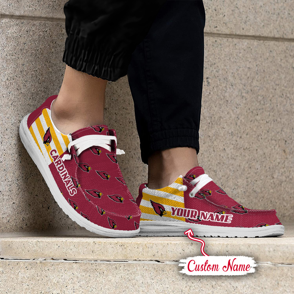 footwearelite arizona cardinals custom name hey dude shoes au8ee