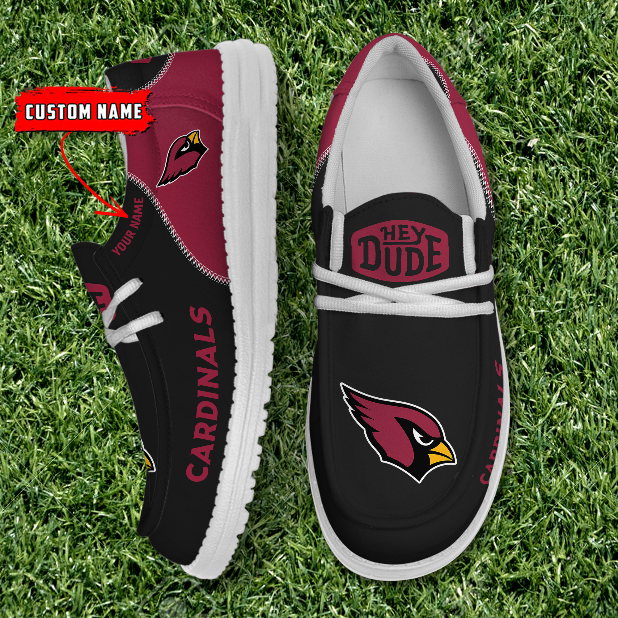 footwearelite arizona cardinals custom name hey dude shoes kx4gw