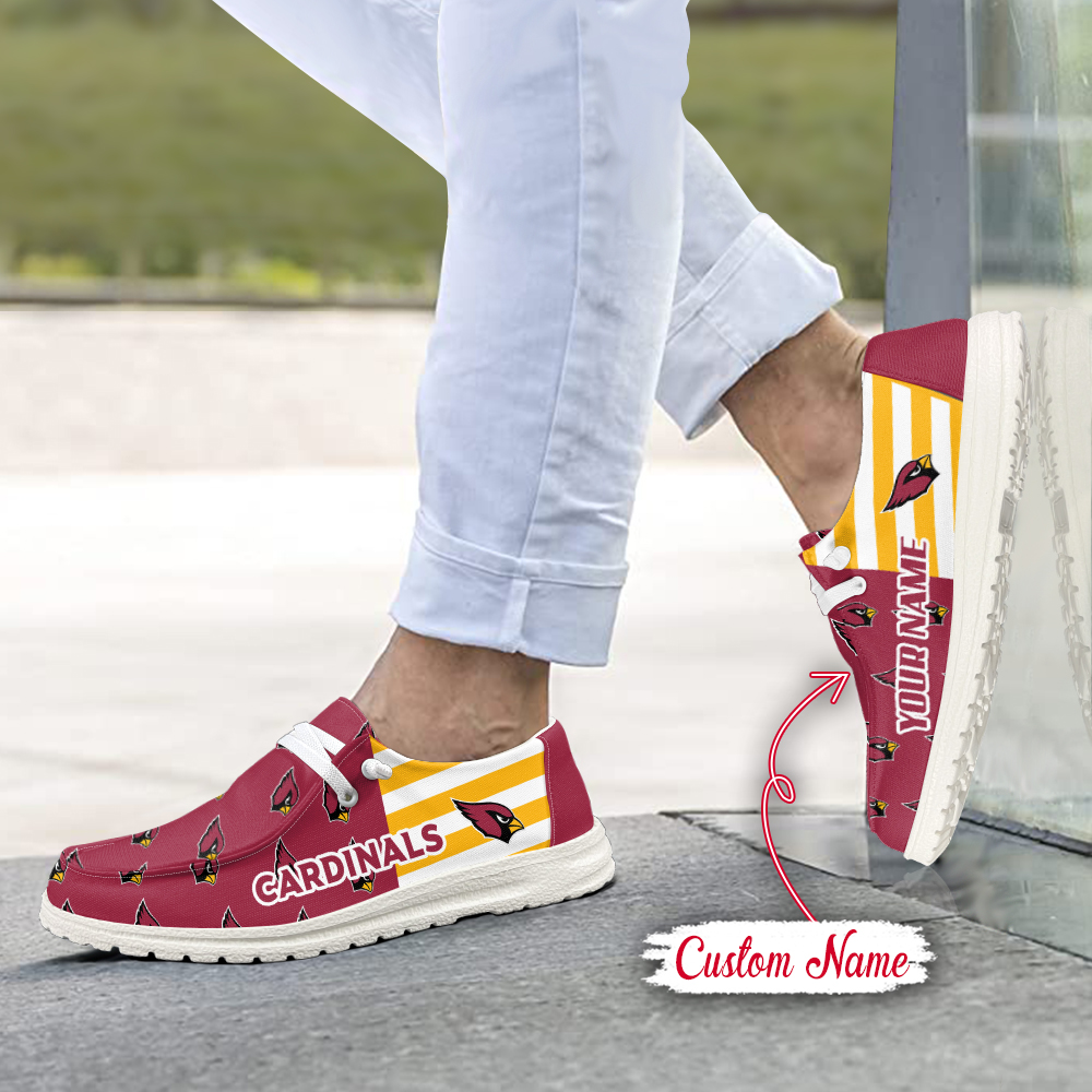 footwearelite arizona cardinals custom name hey dude shoes pdqlq