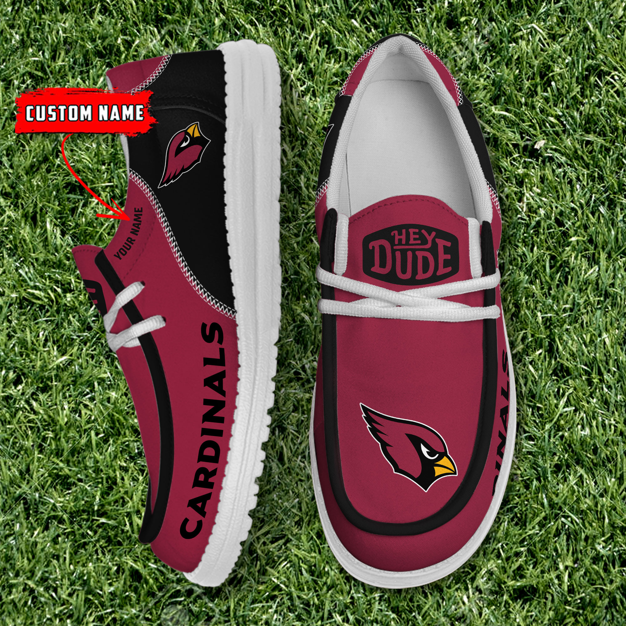 footwearelite arizona cardinals custom name hey dude shoes ptsgb