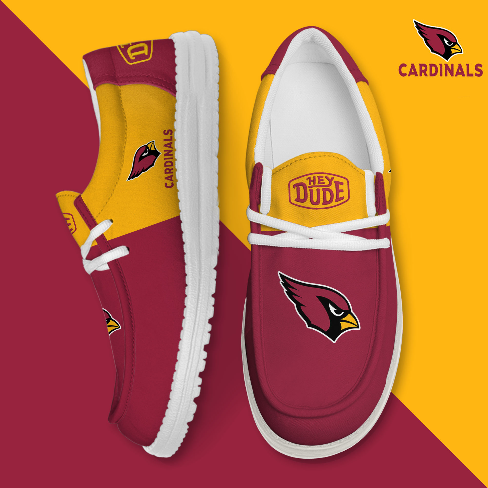 footwearelite arizona cardinals custom name hey dude shoes t6wm1