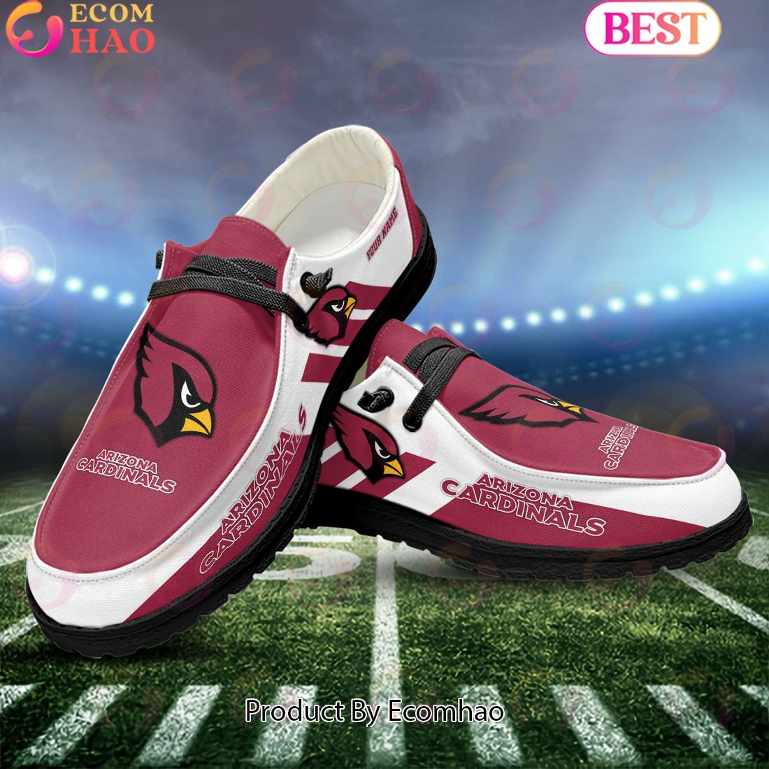 footwearelite arizona cardinals custom name hey dude shoes tpkwv